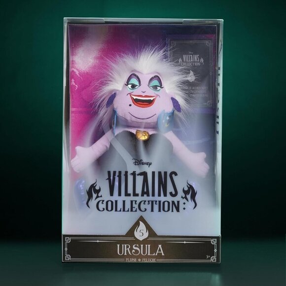 Just Play Disney Villains Collection: Ursula Plush 13" Collectible Plush NWT - Picture 5 of 5
